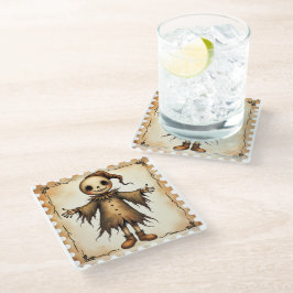 Grin & Scare It: Het Onderzetter van de Trickster Glazen Onderzetter