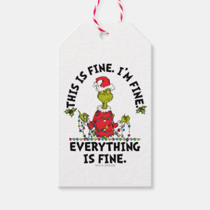 Grinch   Alles is goed Cadeaulabel