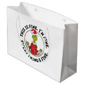 Grinch | Alles is goed Groot Cadeauzakje (Achterkant Gekanteld)