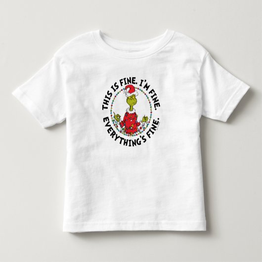 Grinch | Alles is goed Kinder Shirts (Voorkant)
