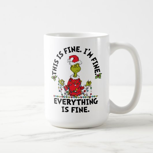 Grinch | Alles is goed Koffiemok (Rechts)