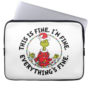Grinch   Alles is goed Laptop Sleeve