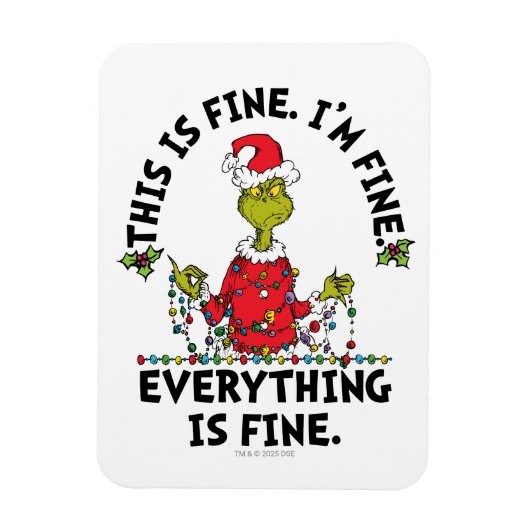 Grinch | Alles is goed Magneet (Verticaal)