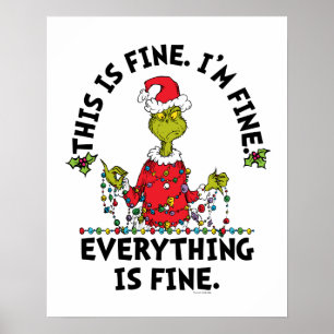 Grinch Alles is goed Poster