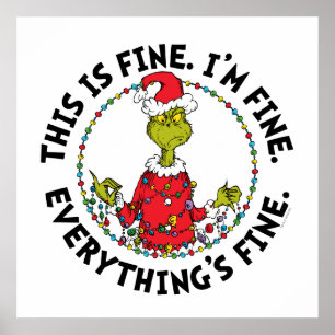 Grinch Alles is goed Poster