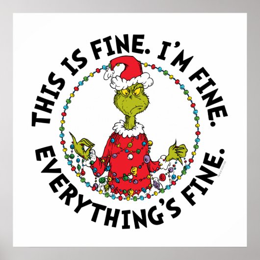 Grinch | Alles is goed Poster (Voorkant)