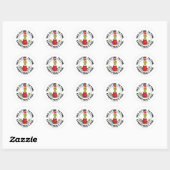 Grinch | Alles is goed Ronde Sticker (Vel)
