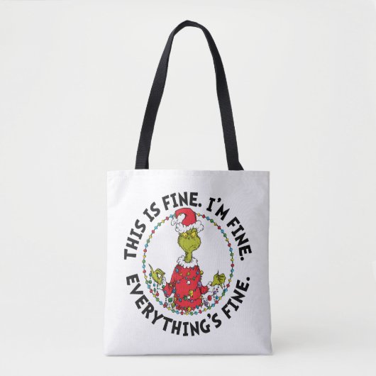 Grinch | Alles is goed Tote Bag (Voorkant)