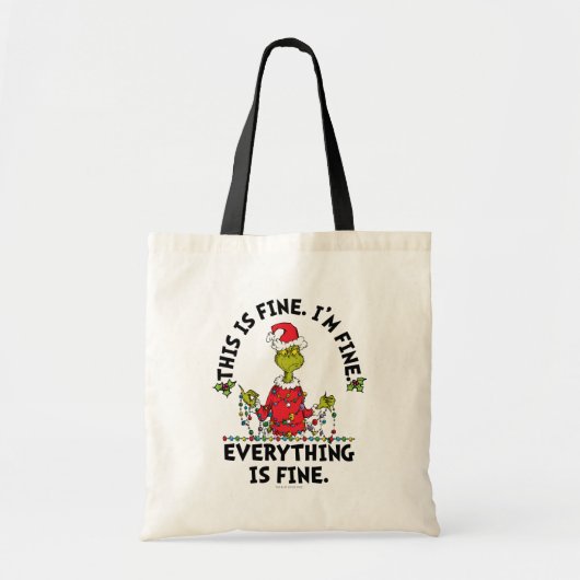 Grinch | Alles is goed Tote Bag (Voorkant)