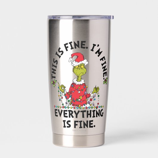Grinch | Alles is prima Geïsoleerde Drinkbeker (Links)