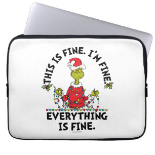 Grinch   Alles is prima Laptop Sleeve