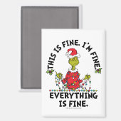 Grinch | Alles is prima Magneet (Voorkant / Achterkant)