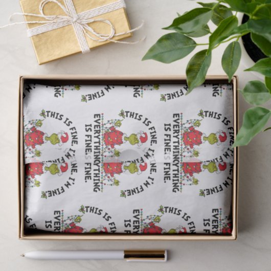 Grinch | Alles is prima Tissuepapier (Geschenk)