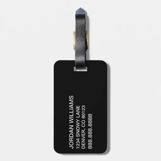 Grinch Als ik mijn hond niet kan brengen kom ik ni Bagagelabel (Achterkant verticaal)