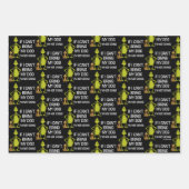 Grinch Als ik mijn hond niet kan brengen kom ik ni Inpakpapier Vel (Voorkant 2)