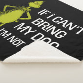 Grinch Als ik mijn hond niet kan brengen kom ik ni Sherpa Deken (3/4)