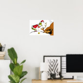 Grinch Bereidt Max de Rendier Voor Poster (Thuiskantoor)