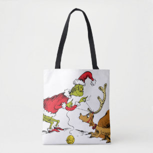 Grinch Bereidt Max de Rendier Voor Tote Bag