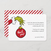 Grinch betekent één verjaardag dank je (Voorkant / Achterkant)