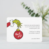 Grinch betekent één verjaardag dank je (Staand voorkant)