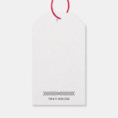 Grinch Blowing the Merry Grinchmas Horn Cadeaulabel (Achterkant)