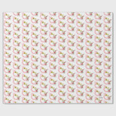 Grinch Blowing the Merry Grinchmas Horn Cadeaupapier (Vlak)