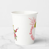 Grinch Blowing the Merry Grinchmas Horn Papieren Bekers (Links)