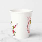 Grinch Blowing the Merry Grinchmas Horn Papieren Bekers (Rechts)