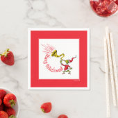 Grinch Blowing the Merry Grinchmas Horn Servet (Insitu)