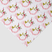 Grinch Blowing the Merry Grinchmas Horn Tissuepapier (Detail)