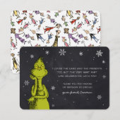 Grinch Chalkboard Verjaardag (Voorkant / Achterkant)