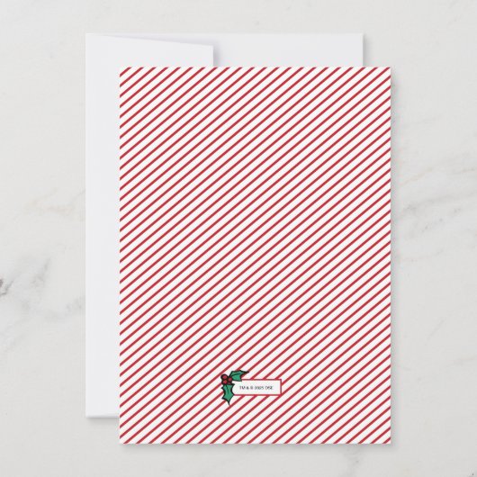 Grinch Chalkboard Verjaardag Bedankkaart (Achterkant)