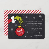 Grinch Chalkboard Verjaardag Dank u (Voorkant / Achterkant)