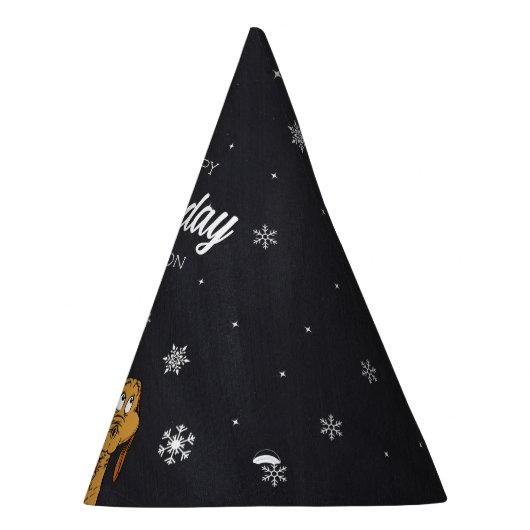 Grinch Chalkboard Verjaardag Feesthoedjes (Rechts)