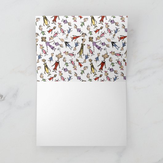 Grinch Chalkboard Verjaardag Kaart (Binnen)