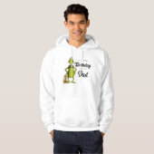 Grinch Chalkboard Verjaardag Meisje's Pap Hoodie (Voorkant volledig)