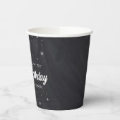 Grinch Chalkboard Verjaardag Papieren Bekers (Links)