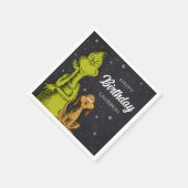 Grinch Chalkboard Verjaardag Servet (Hoek)