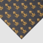 Grinch Chalkboard Verjaardag Tissuepapier (Detail)