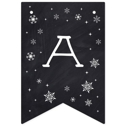 Grinch Chalkboard Verjaardag Vlaggetjes (Derde vlag)