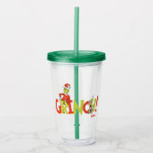 Grinch! Character Logo Graphic Acryl Drinkbeker (Voorkant)