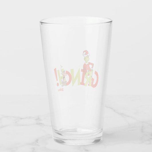 Grinch! Character Logo Graphic Glas (Achterkant)