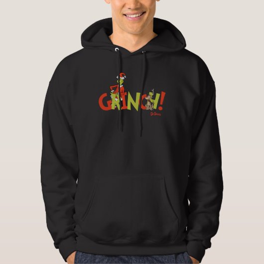Grinch! Character Logo Graphic Hoodie (Voorkant)