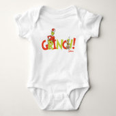 Grinch! Character Logo Graphic Romper (Voorkant)
