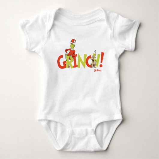 Grinch! Character Logo Graphic Romper (Voorkant)