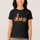 Grinch! Character Logo Graphic Tri-Blend Shirt (Voorkant)