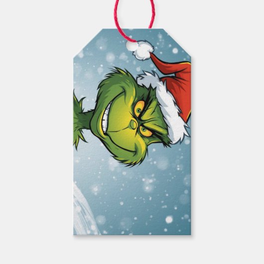 Grinch Christmas Cadeaulabel (Voorkant)