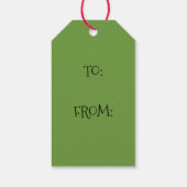 Grinch Christmas Cadeaulabel (Achterkant)