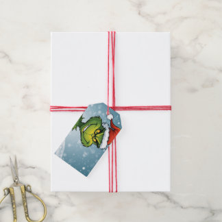 Grinch Christmas Cadeaulabel