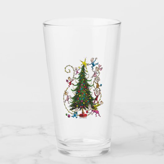 Grinch Christmas Tree Glas (Voorkant)